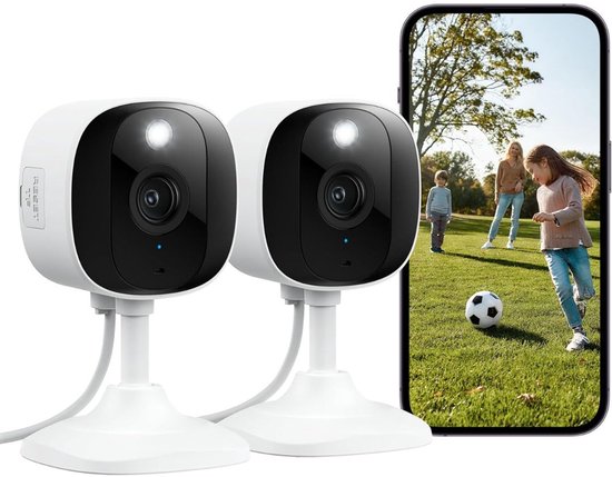 MKSS® Camerabewaking - Beveiligingscamera Draadloos Buiten - Bewakingscamera van Merkloos