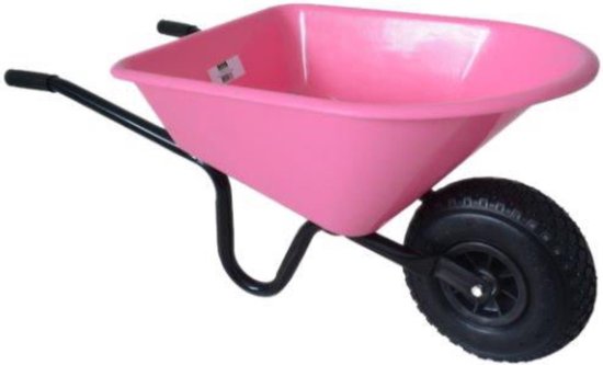 MM Eurotool Kinderkruiwagen - Metaal & Kunststof - Roze - Voor 2-6 jaar