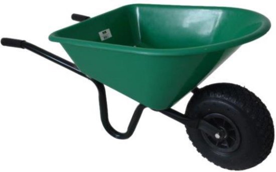 MM Eurotool Kinderkruiwagen Metaal met Kunststof Bak - Groen