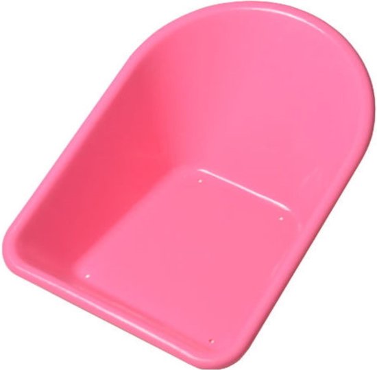MM Eurotool Kinderkruiwagenbak - Kunststof - Roze - 57,5 x 40,5 x 31 cm van Merkloos	