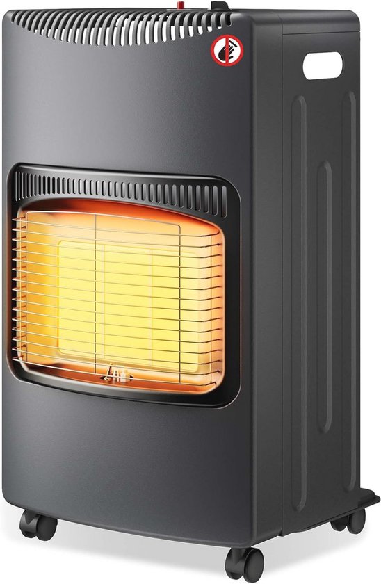 Mobiele Gaskachel 4,2 kW - Krachtige Binnen- en Terrasverwarming met Veiligheidsvoorzieningen van Eurom