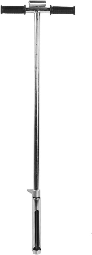 Monsternemer Bodem Roestvrijstalen Buisvormig T-stijl handvat Tuin Bodemmonsternemer 1m van Merkloos	