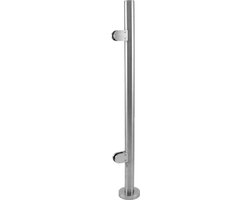 MonsterShop 110cm Eindbaluster- Roestvrij staal balustrade glas