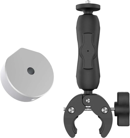 Montageset voor 360 Graden Draaibare Starlink-montage - Verstelbare Paalmontage voor Campers, Jachten en Kampeerauto's met Adapter en Zilveren Accessoires