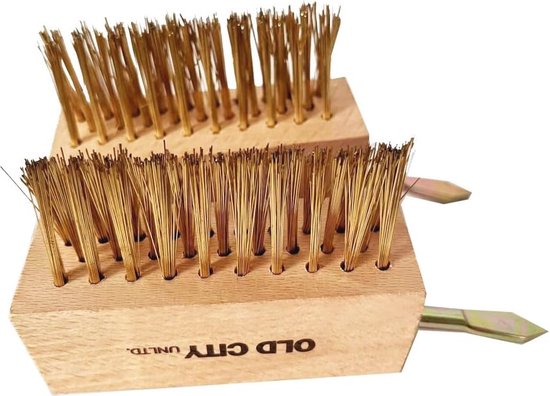 Moss Removal Tool voor het Wieden en Reinigen van Tuinen en Terrassen - Effectieve Bestratingsborstels en Draadborstel voor Onkruidverwijdering van Merkloos	