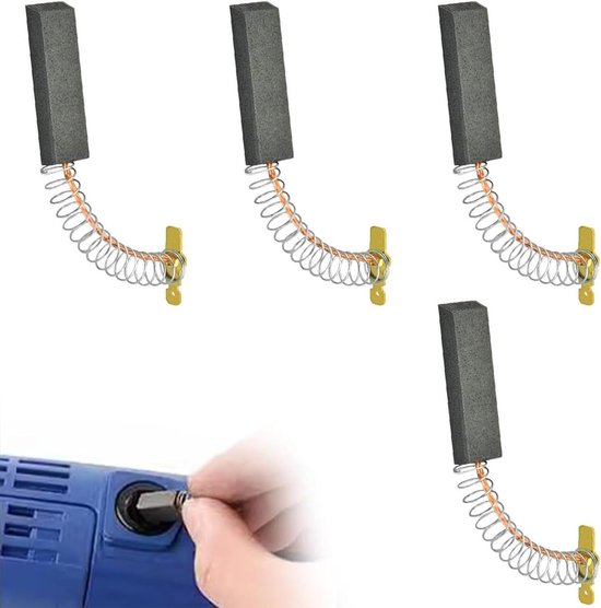 Motor Carbon Borstels - Carbon Borstels Voor Elektrische Gereedschappen - Vervangende Motor Carbon Borstels - 4 Stuks van Merkloos	