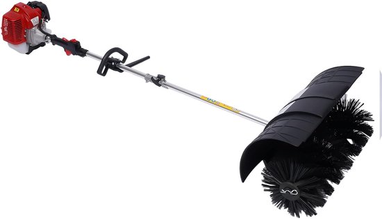 Motorbezem - Veegmachine Benzine - Buitenonderhoud - Krachtige 23 pk motor - 58 cm veegbreedte - Niet gespecificeerd