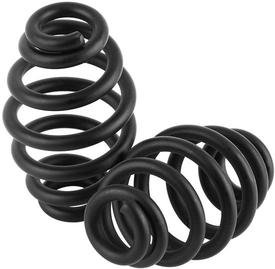 Motorcycle Seats - 3 Inch Steel Seat Springs - Motor Springs voor Chopper Bobber - Matte Black - Andere Wijzigingen van Desire Deluxe