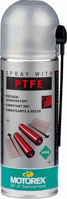 Motorex Dry Ptfe Spray 200ml Olie Zilver van Motorex