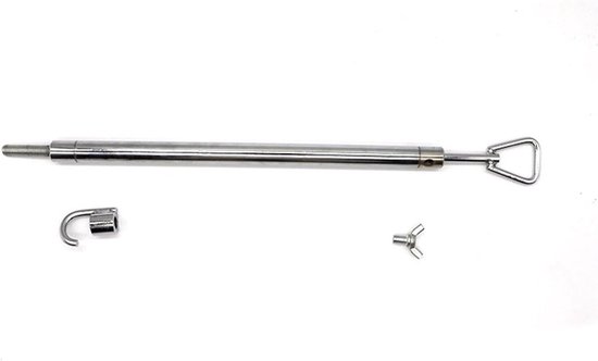 Motorkapsteun - Kaphouder - Auto Onderhoud - Verstelbare Lengte - 45-75 cm - Zilver