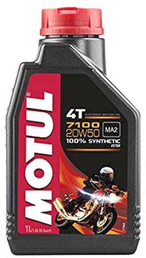 Motorolie 20W50 4T voor 2-Cilindermotoren – 100% Synthetisch van Merkloos	