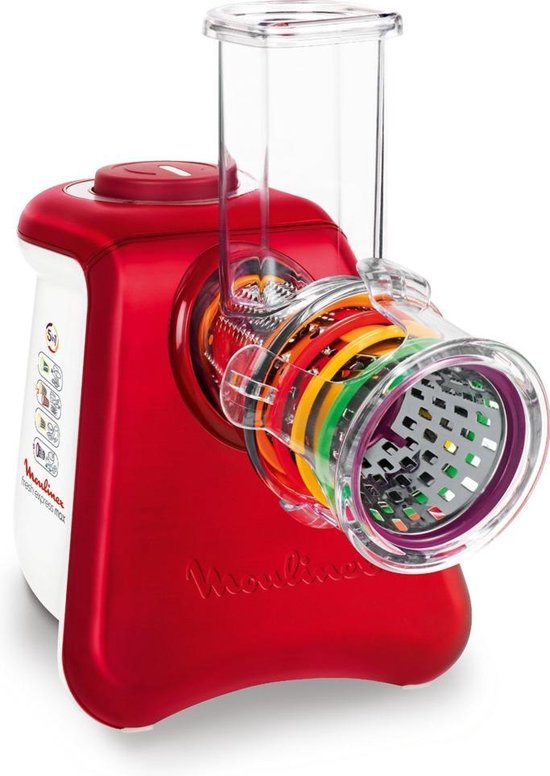 Moulinex Shredder Fresh Express Max Delices 5in1 DJ812510 - Snij- en raspapparaat van Moulinex