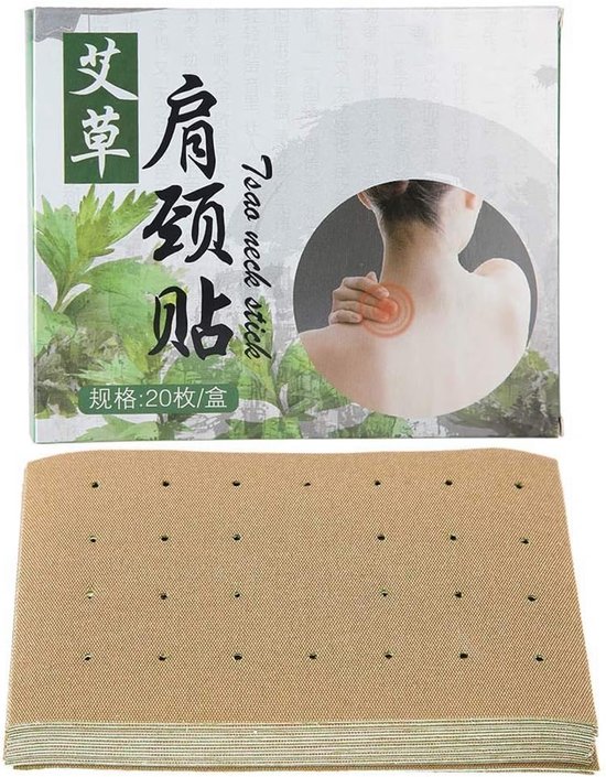 Moxibustion Stickers - Pijnverlichting Patches - 20 Pcs/Box - Zelfverwarmende Pijnverlichting Patches - Moxibustion Stickers voor het Verlichten van Nek-, Schouder- en Rugpijn van Merkloos	