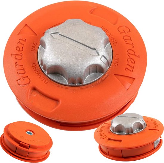 MOZY® - Draadspoel voor Grastrimmer - Oranje - Inclusief 250 cm Trimmerdraad - tot 10,000 rpm - Bosmaaier - Kantenmaaier van MOZY