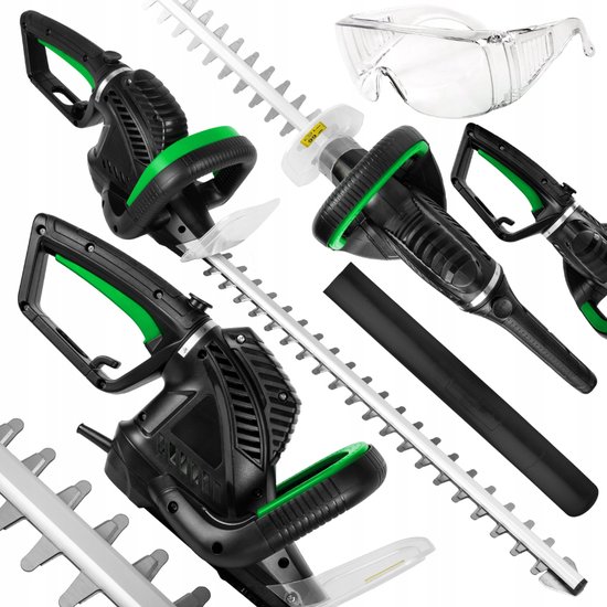 MOZY® - Elektrische Heggenschaar - met Veiligheidsbril - 61 cm - 1800W - Oververhittingsbescherming - Mesafstand 20 mm - Snoeien en Knippen