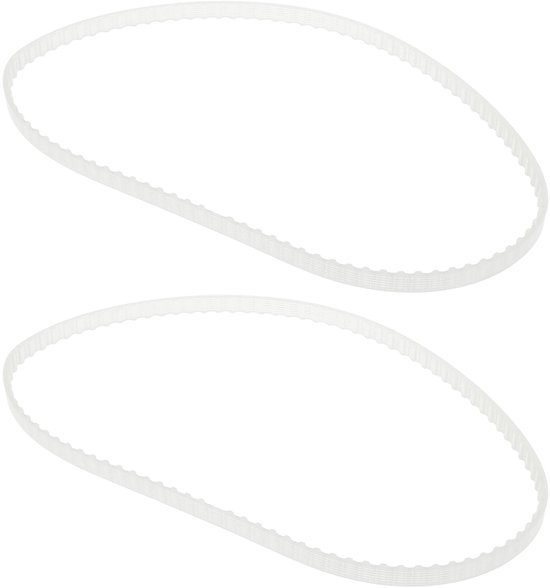 MTTproducts- Timing Belt 1.5M x 94 Tanden - Polyurethaan - 6mm Breedte - 2-Pack - Eenvoudig te Vervangen - Geschikt voor 8x14 Mini Draaimachines - Lathesnaar