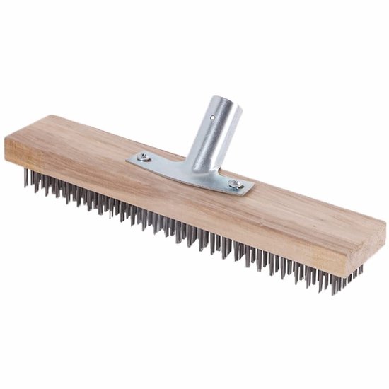 MTTProducts - Wire Brush - Tuinborstel - Effectieve verwijdering van mos - 30 cm - Staalborstel - Ideaal voor hardere oppervlakken - Geschikt voor tuin...