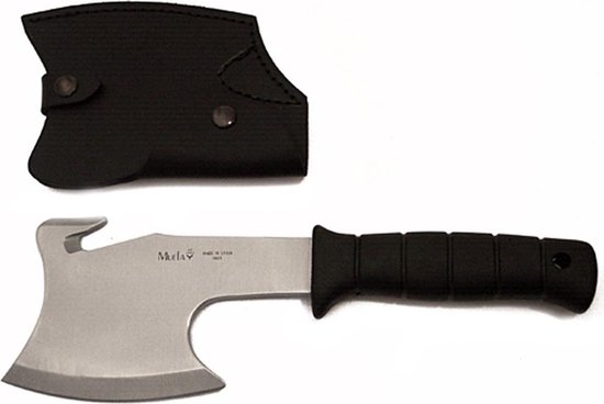 Muela HG-S Outdoorbijl - 28cm - Zwart - RVS & Kunststof - Met Etui van Muela