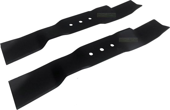 Mulchmessen set - Gazonmaaier messen - Gazononderhoud - Gecertificeerd staal - 2 x 43 cm - Zilverkleurig