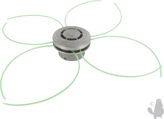 Multi maaidraadkop in aluminium 8 maaidraden van Ø 3,3 mm van Eurosystems