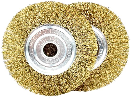 Multibrush Set voor Tegelvoegen, 10mm Draadborstel, Ronde Borstel en Messing Borstel voor Onkruid, Mos en Steen Verwijdering