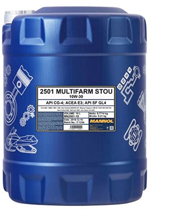 Multifarm 10W-30 STOU Tractor Oil - Engine, Transmission & Hydraulic Fluid