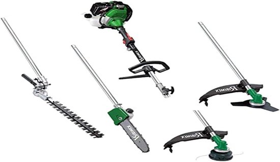 Multifunctioneel Gereedschap - Bosmaaier Heggenschaar - Tuinonderhoud - Vier Functies - 160 cm - Groen/Zwart