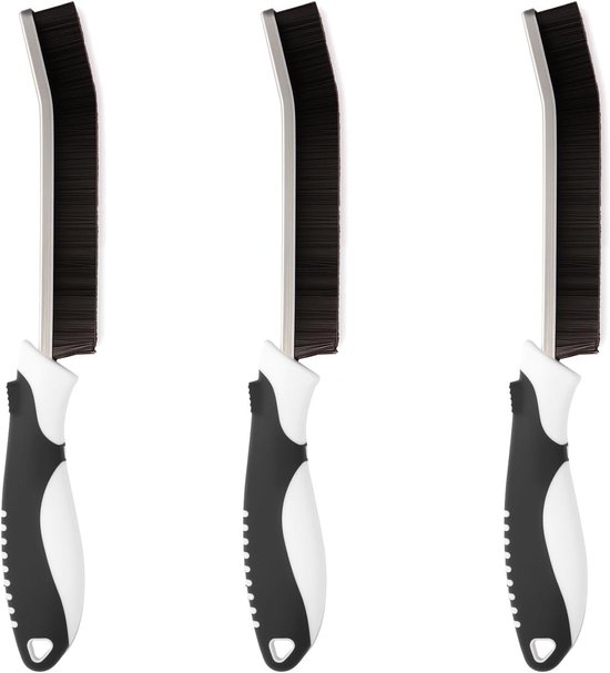 Multifunctionele Hoekborstel met Harde Haren voor Grout, Badkamer, Keuken en Huishouden - Ideaal voor Kieren en Lastige Hoeken van Merkloos	