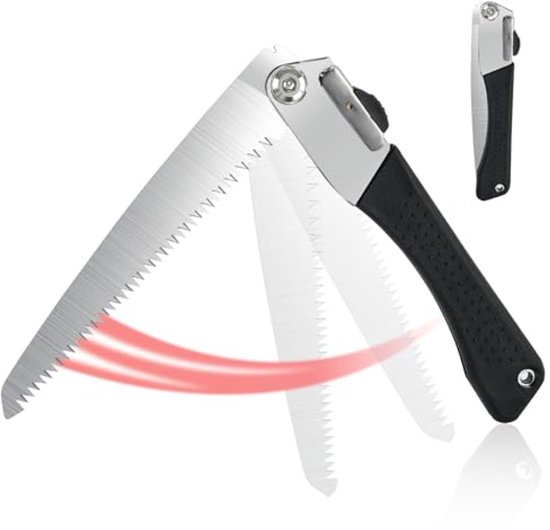 Multifunctionele Klapzaag voor Tuinieren en Camping - Houtzaag, Snoeizaag, Opvouwbaar, 21 cm van Merkloos	