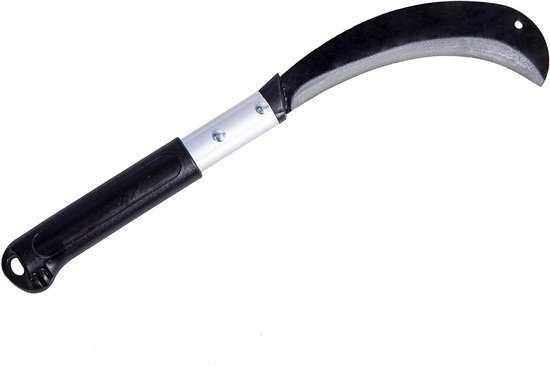 Multifunctionele Maai- en Tuinsikkel met Manganese Stalen Blad voor Onkruid en Gras, Professionele Tuinwerkaccessoire voor Efficiënt Onderhoud