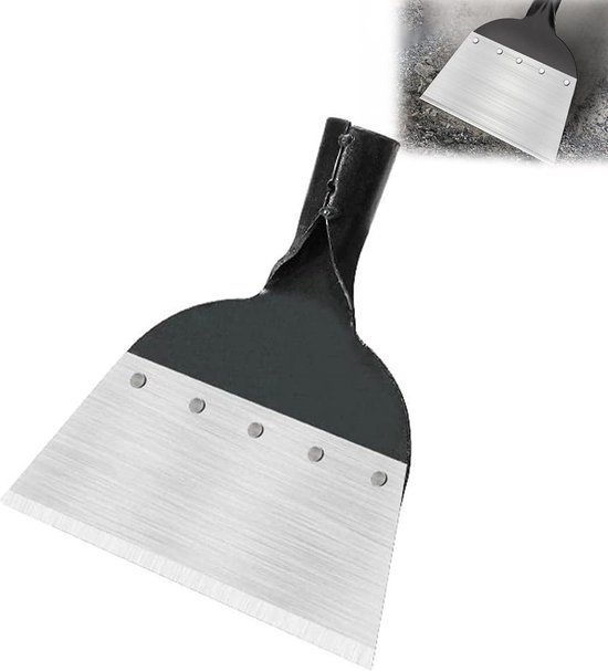 Multifunctionele outdoor tuinreinigingsschep - wieden schep van staal - platte schep voor onkruid - tuinhulp gereedschap - planten onkruidschep voor tuin huis boerderij (28 cm) van $