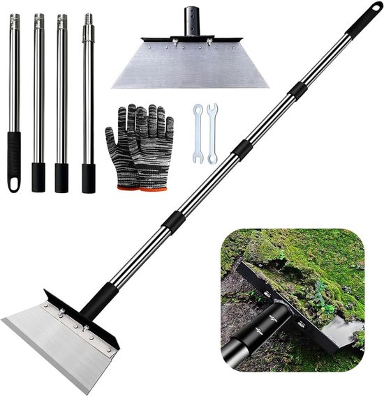 Multifunctionele Reinigingsschep - Tuinreiniging - Ideaal voor Onkruid en Mos van Merkloos	