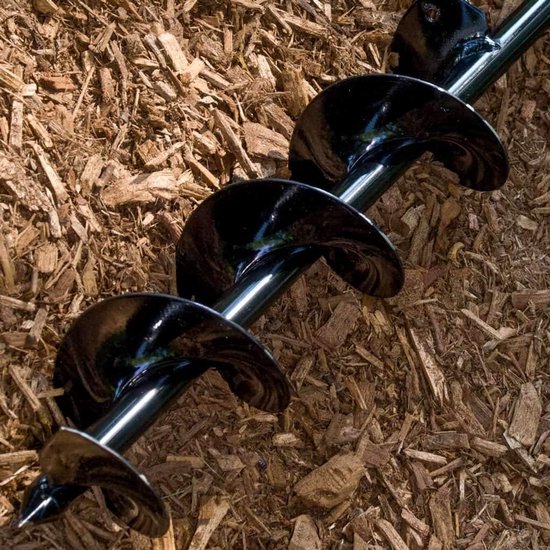 Multifunctionele Spiraalvormige Bollenplanter voor Elektrische Boormachine - Tuinboor voor Bollen en Plantgaten tot 61 cm Diep