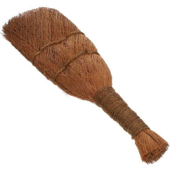 Multifunctionele tuinborstel van palmvezel van Merkloos	