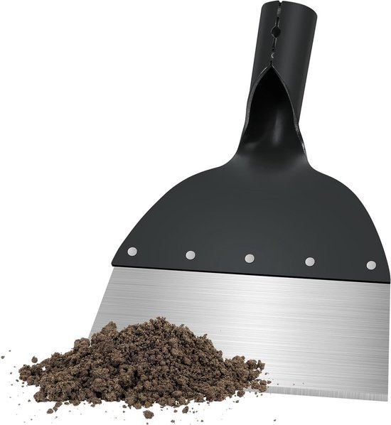Multifunctionele Tuingereedschappen - Stalen Schep voor Onkruid en Schoonmaak, 21 cm, Duurzaam en Efficiënt