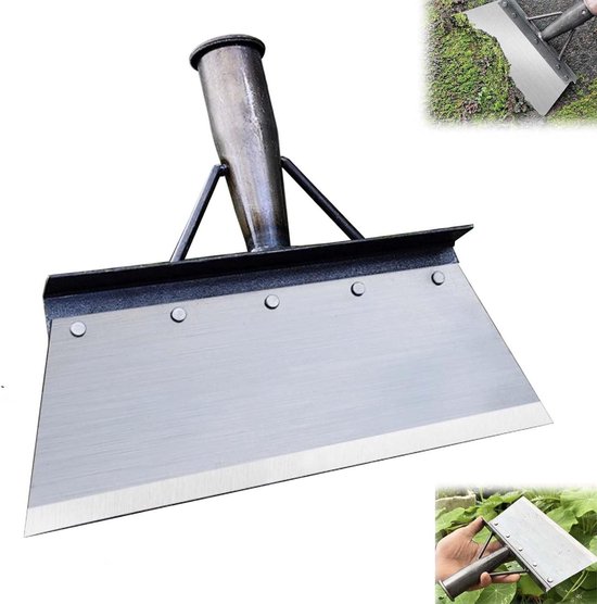 Multifunctionele tuinschep - buiten tuin reiniging onkruid verwijderen - roestvrijstalen schep van Konbanwa