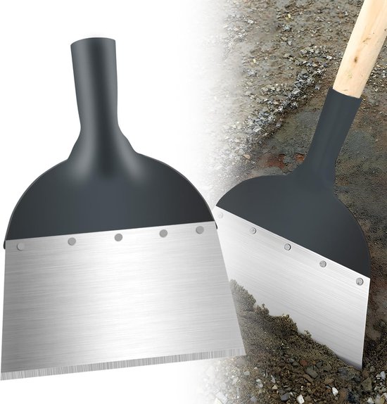 Multifunctionele tuinschep - plat, staal - 21 cm van Merkloos	