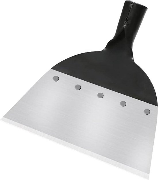 Multifunctionele tuinschep - reinigen tuin - platte schep van staal - 21 cm