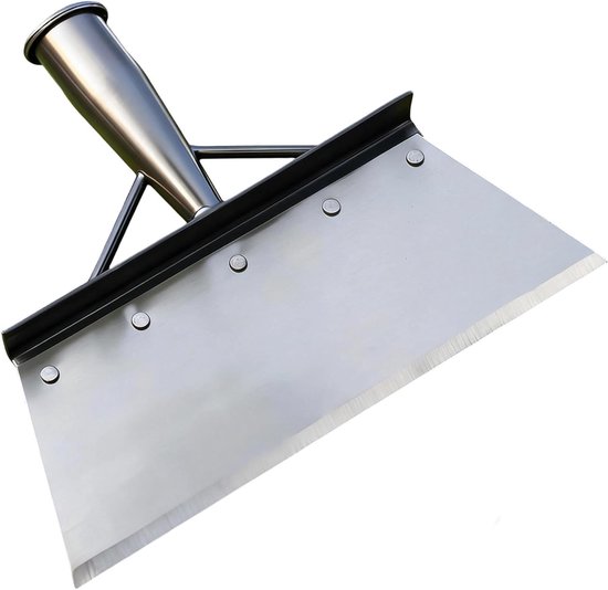Multifunctionele Tuinschep van 21 cm, Onkruidschraper voor Tuinonderhoud en Schoonmaak met Windbescherming