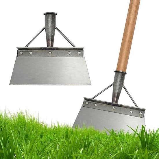 Multifunctionele Tuinschep van 26 cm van Manganese Staal voor Onkruid, Mos en Sneeuwverwijdering - Ideaal voor Tuinonderhoud en Ontdooien van Merkloos	