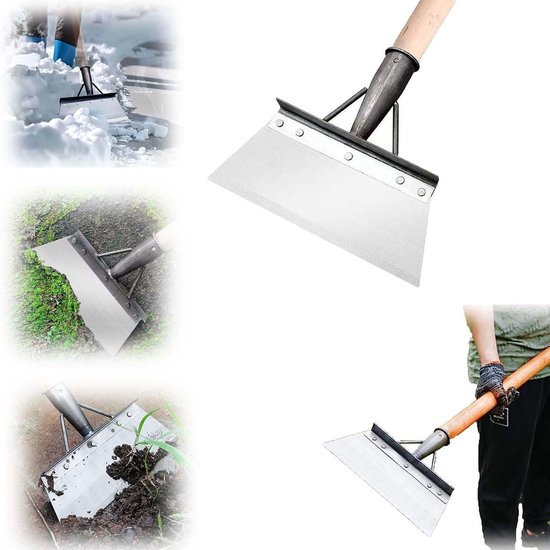 Multifunctionele Tuinschep van 27 cm van Hoogwaardig Manganese Staal voor Efficiënt Onkruid Verwijderen en Tuinonderhoud