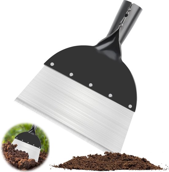 Multifunctionele Tuinschep voor Onkruid Verwijderen en Buiten Schoonmaak, Stalen Gereedschap van 21 cm van DeWit