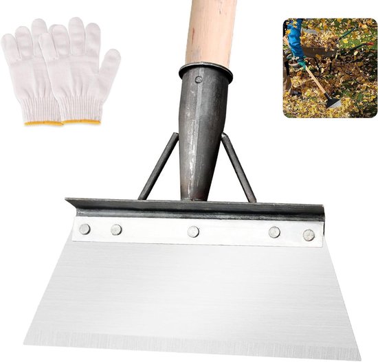 Multifunctionele Tuinschep voor Onkruidverwijdering, Snoeien en Graven - Inclusief Handschoenen - 20 cm van Merkloos	