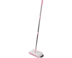 Multifunctionele Veegmachine - Vloerreiniger - Grondig Schoonmaken - Ergonomisch Ontwerp - 102 cm steel - Roze