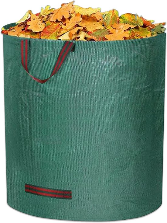 Muntel® Tuinafvalzak - 272 liter - Duurzaam - Herbruikbaar - Scheurvast - Kunststof - Ø 67 cm x 70 cm hoog - Groen van Muntel