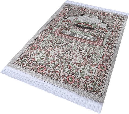 Muslim Prayer Rug - Portable Prayer Mat voor Praying Men - Vrouwen en Kinderen - Prayer Set - Prayer Cloths - Islam - Eid Ramadan Gift - Soft en Luxury van Merkloos	
