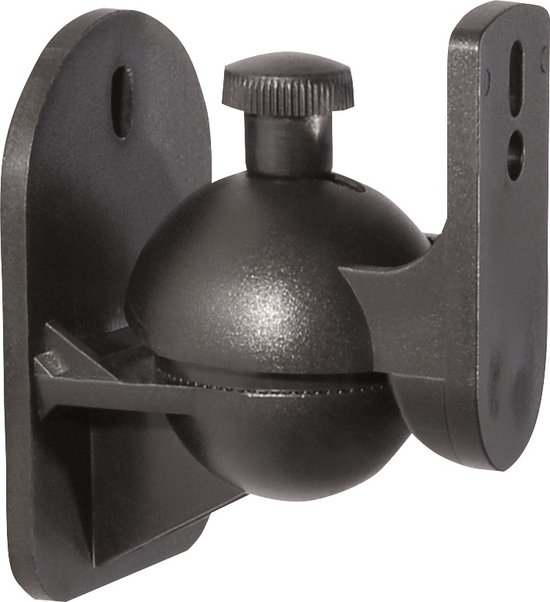 My Wall luidspreker muurbeugel set voor kleine luidsprekers - tot 3,5 kg / zwart van My Wall