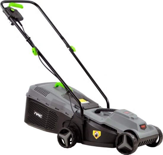 NAC LE10-32-PB-YE - Elektrische Grasmaaier - 1000W - 32cm - Ergonomische Handgreep
