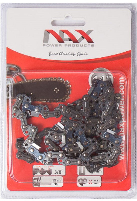 NAC NAX-C-02 - Zaagketting - 14 inch - 3/8 inch - 52 aandrijfschakels