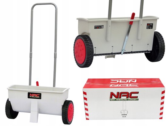 NAC S12-K - Universele Strooiwagen - 12L - 45cm Werkbreedte - 8-Niveaus Regelbaar van NAC